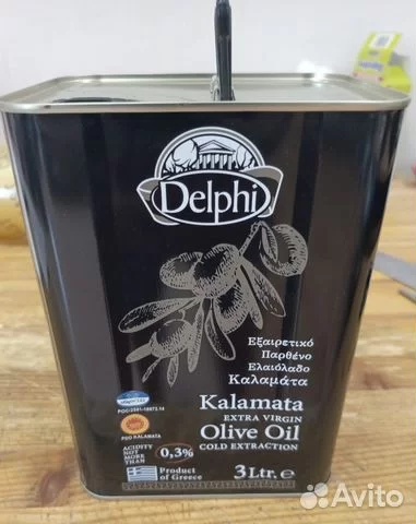 Греческое оливковое масло Каламата 3л