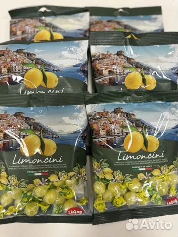 Итальянские лимонные конфеты Liking Limoncini