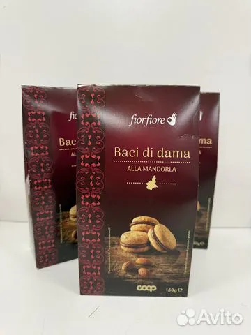 Миндальное печенье Baci di Dama Coop Fior Fiore