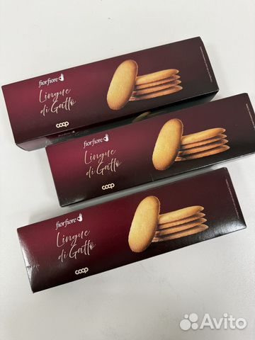 Печенье Lingue di Gatto Coop Fior Fiore