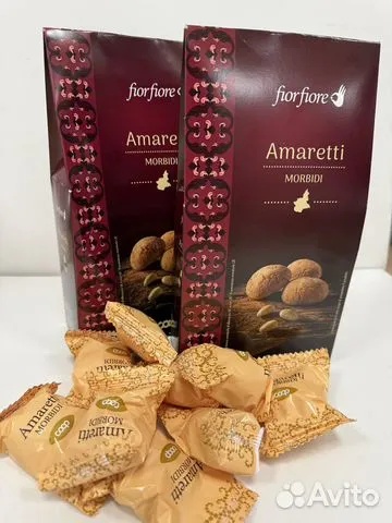 Печенье Амаретти мягкое миндальное Fior Fiore Coop