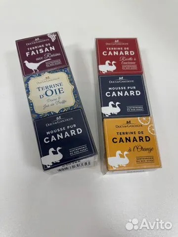 Подарочный набор французских деликатесов(паштеты)